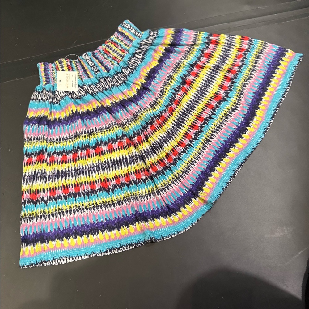 Ella Moss Multicolor Striped Kids Skirt